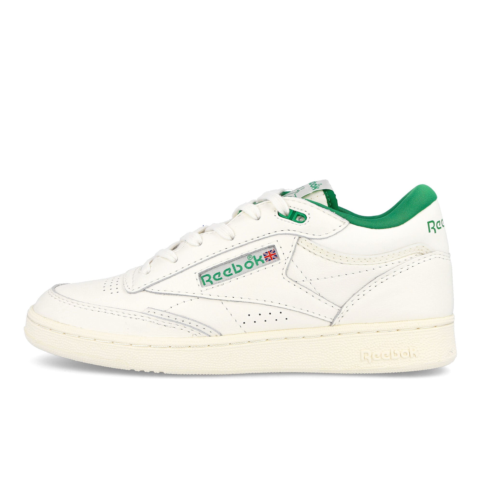 Reebok club c mid ii vintage Chalk / Glen Green / Classic White Mid Top Sneakers H68833 | Overkill