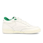 Reebok club c mid ii vintage Chalk / Glen Green / Classic White Mid Top Sneakers  Silhouette | Overkill