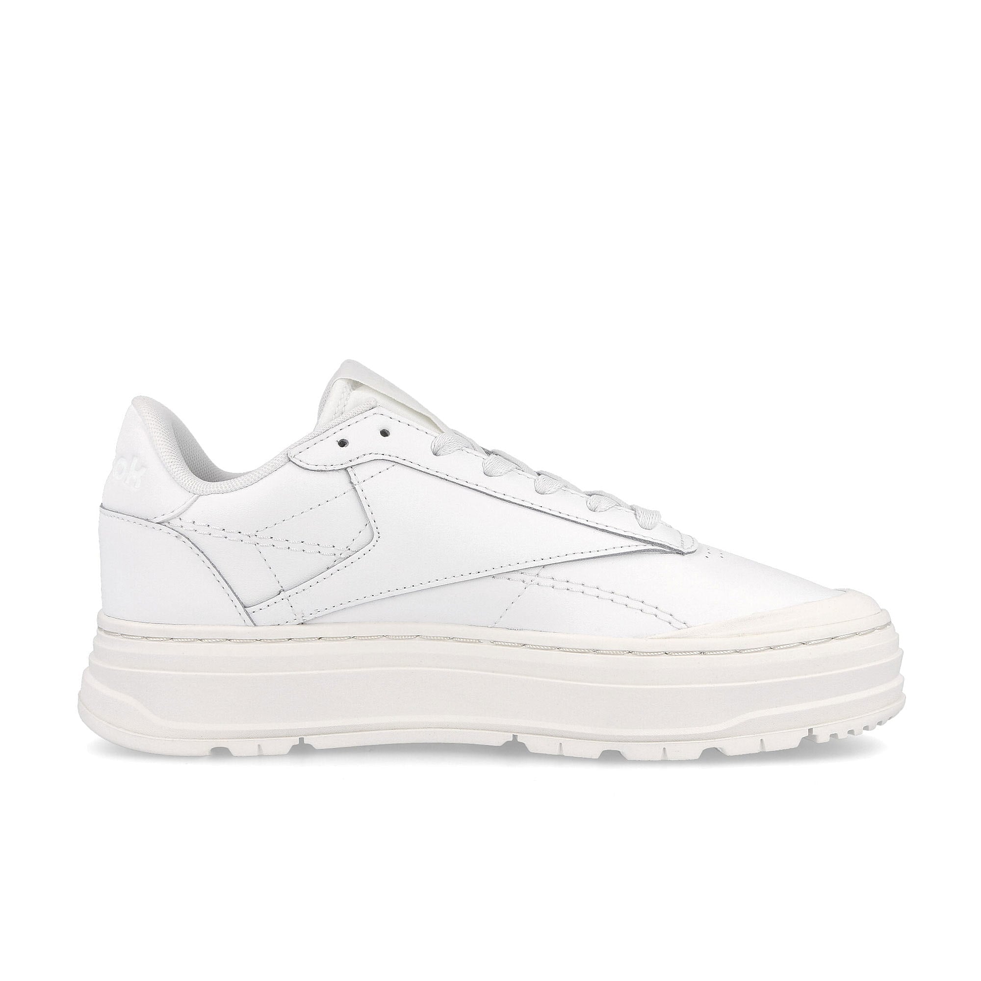Reebok wmns club c double geo Footwear White / Footwear White / Chalk White   Material | Overkill