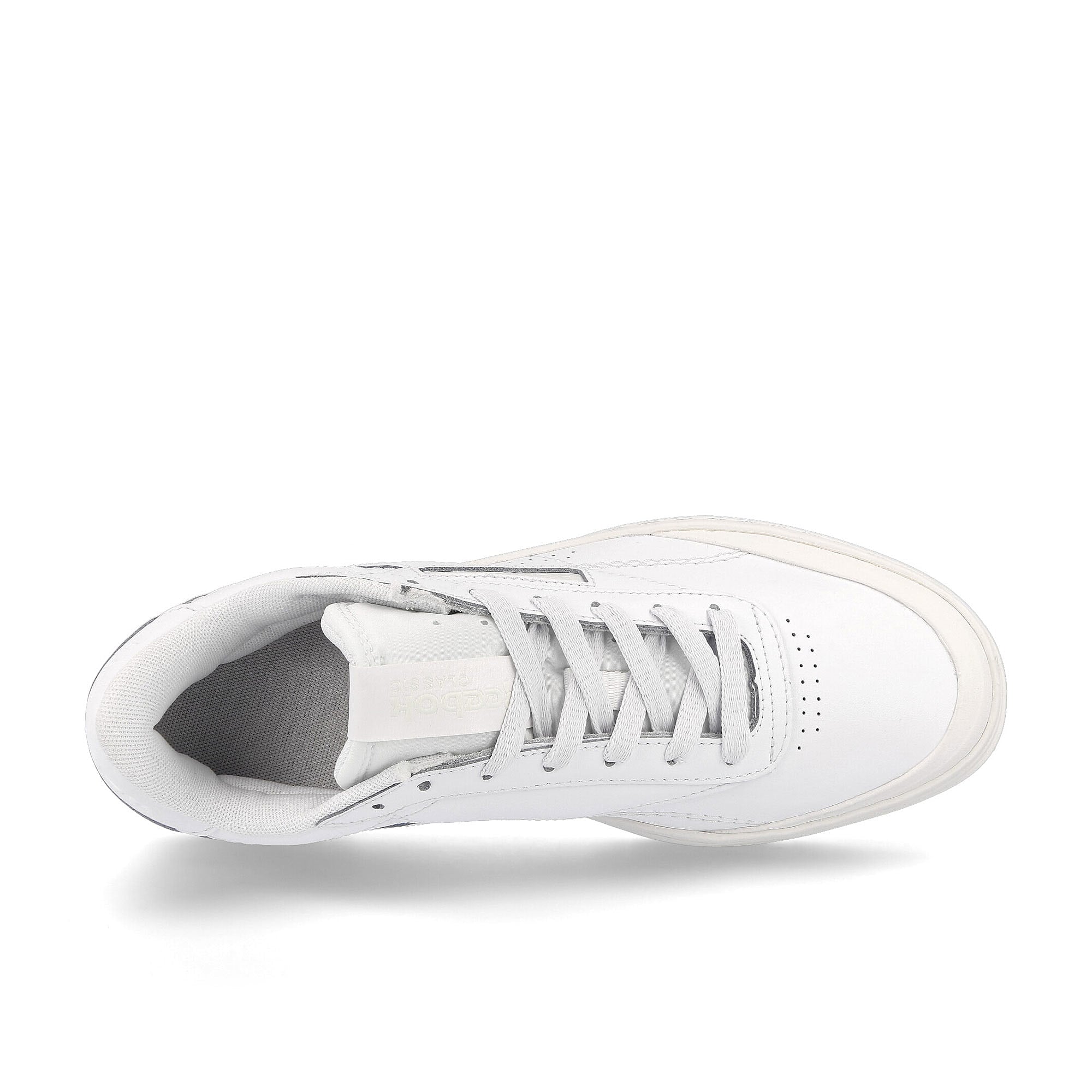 Reebok wmns club c double geo Footwear White / Footwear White / Chalk White  Detail view 1 | Overkill
