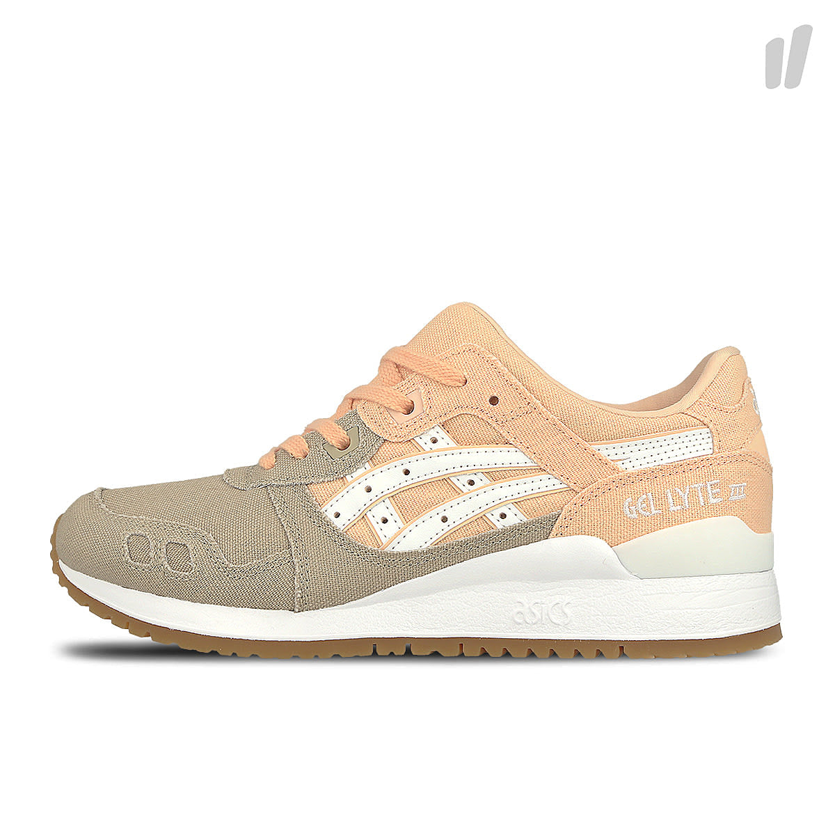Asics wmns gel lyte iii Bleached Apricot / White Sneakers H7F9N 1701 | Overkill
