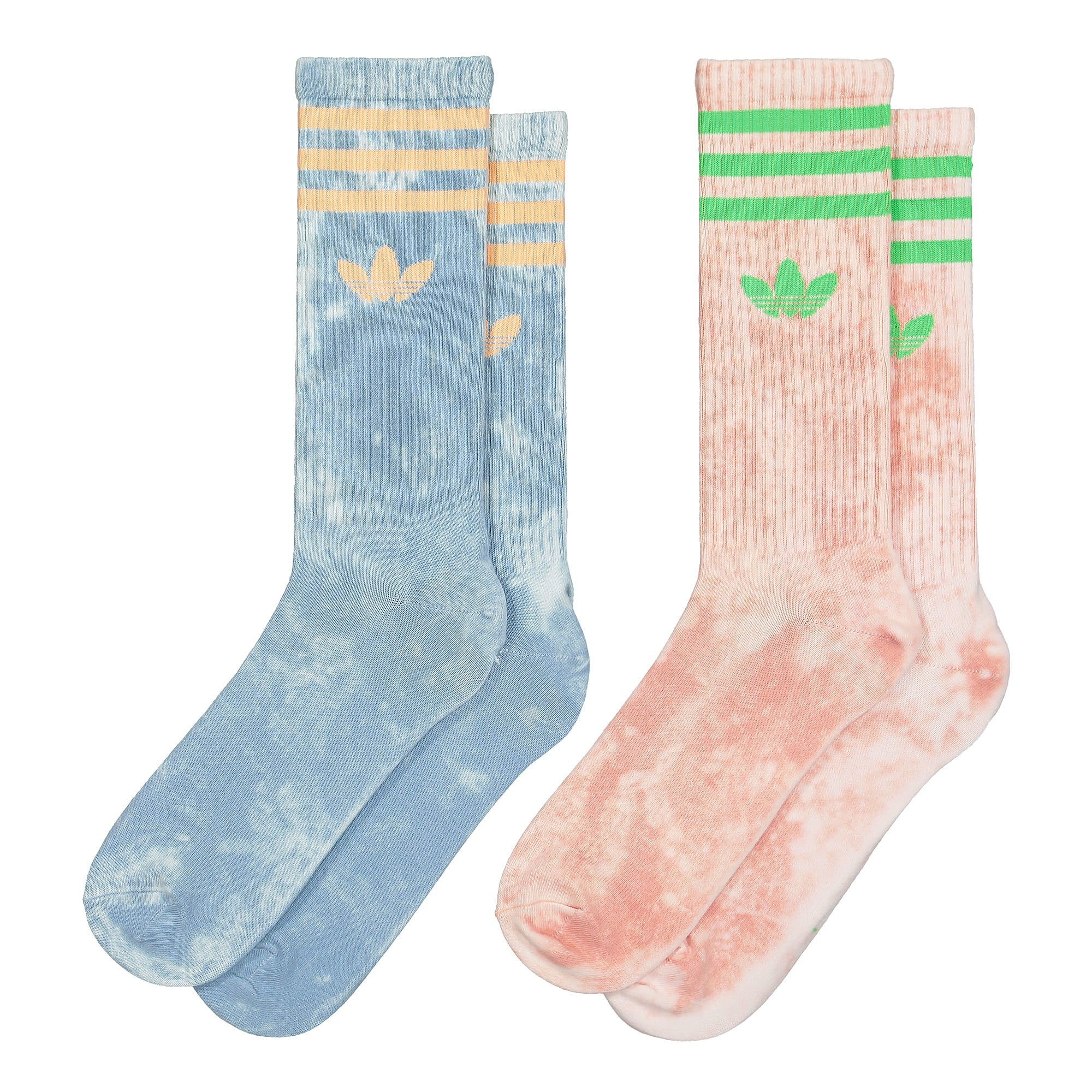 adidas Tie Dye Socks 2PP Ambient Sky / Ambient Blush Socks HA4677 | Overkill