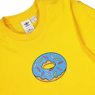 adidas The Simpsons x adidas Doh Tee Super Yellow T-Shirts Close-up | Overkill