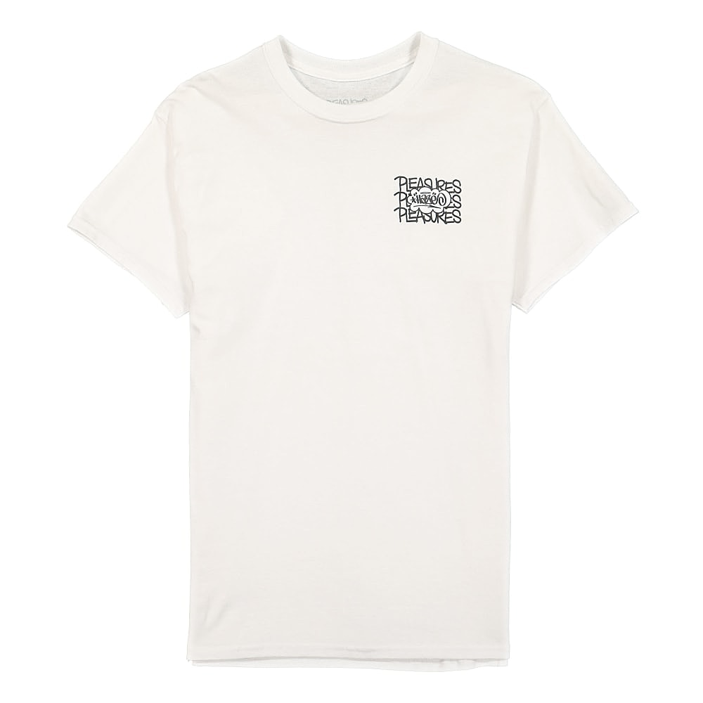 Pleasures Studies T-Shirt White T-Shirts HAZE001 | Overkill