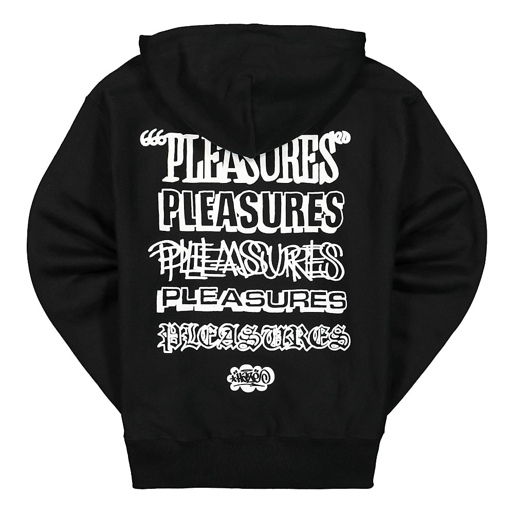 Pleasures Eric Haze x Pleasures Studies Champion Hoody Black Hoodies Material | Overkill