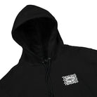 Pleasures Eric Haze x Pleasures Studies Champion Hoody Black Hoodies Close-up | Overkill