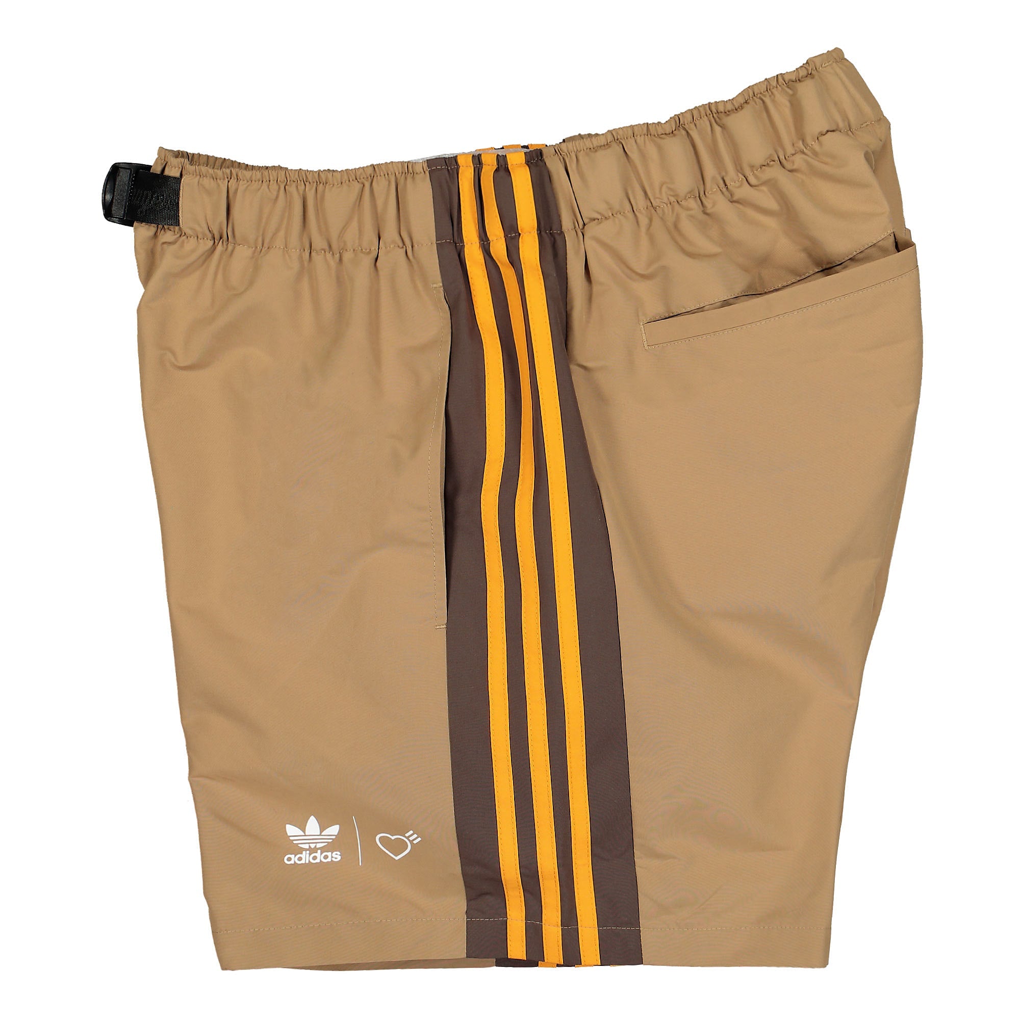 adidas Human Made x adidas Windshorts Carton / Tanger Shorts Close-up | Overkill