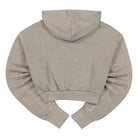 Reebok Wmns Classic ND Crop Hoodie Boulder Grey Hoodies Material | Overkill
