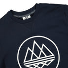 adidas SPZL Modtrefoil Crew Navy Sweatshirts Close-up | Overkill