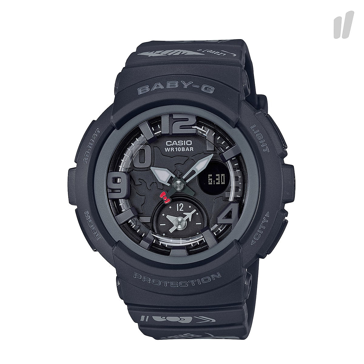 Casio G-Shock Casio BABY-G x HELLO KITTY Black Watches BGA-190KT-1B | Overkill