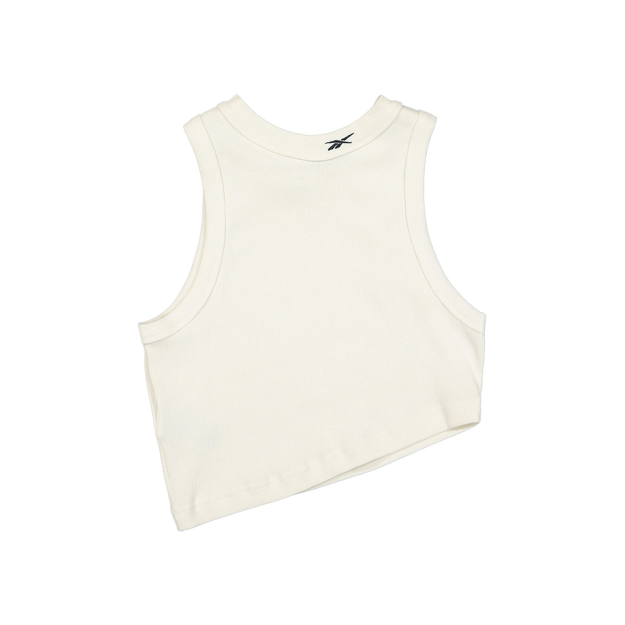 Reebok Wmns Classics Cropped Ribbed Tank Top CLAWHT Tops HG1144 | Overkill