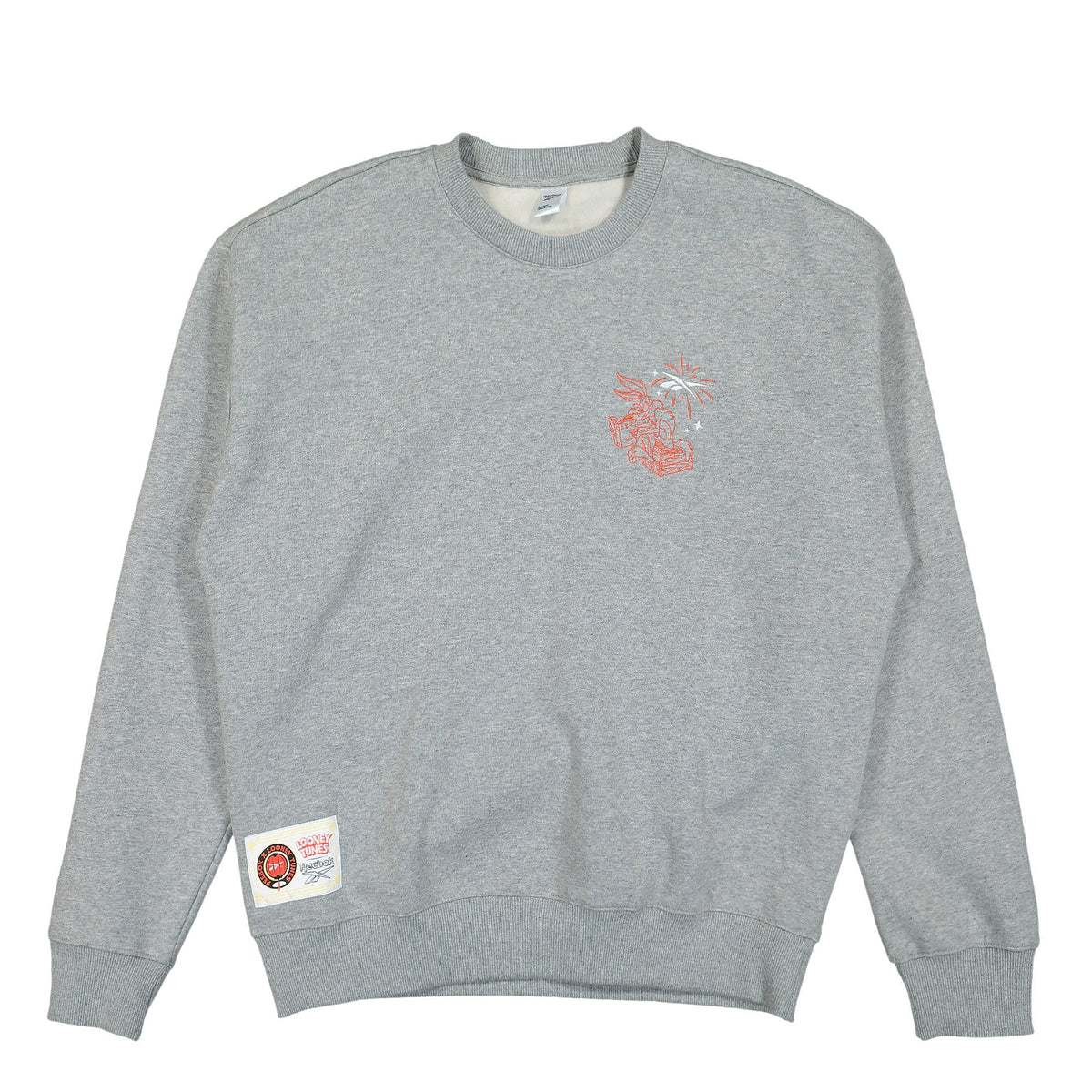 Reebok Looney Tunes x Reebok Crew Sweatshirt Medium Grey Heather Sweatshirts HG1517 | Overkill