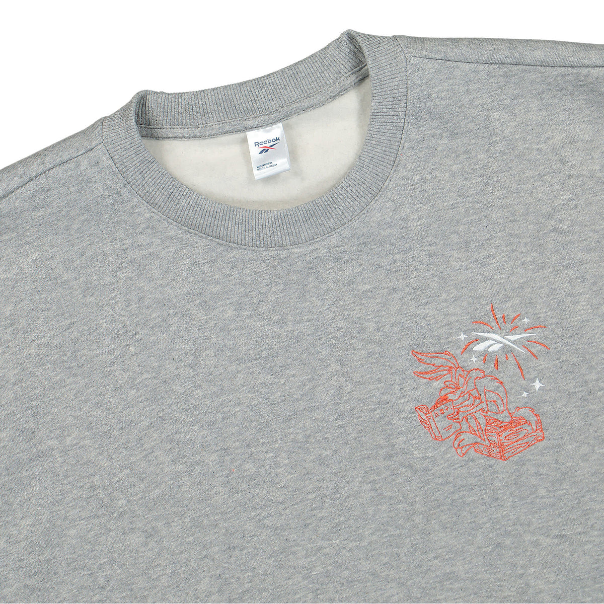 Reebok Looney Tunes x Reebok Crew Sweatshirt Medium Grey Heather Sweatshirts Material | Overkill