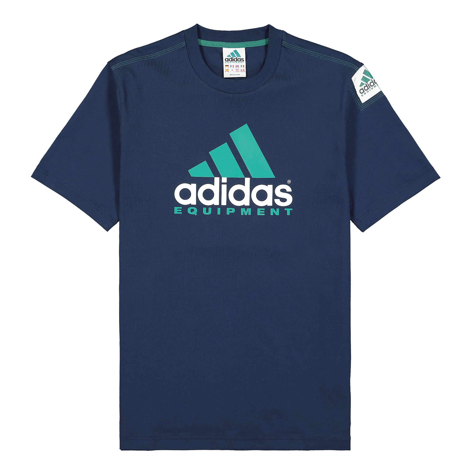 adidas Consortium Equipment Logo Tee Collegiate Navy T-Shirts HG8097 | Overkill