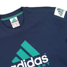adidas Consortium Equipment Logo Tee Collegiate Navy T-Shirts Close-up | Overkill