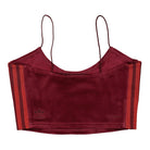 adidas Ivy Park x adidas Velour Bralette Cherry Wood Underwear Material | Overkill