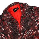 adidas Ivy Park x adidas Sequin Duster Jacket Red / Black Jackets Close-up | Overkill