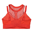 adidas Ivy Park x adidas High Neck Sheer Bra Red Underwear Material | Overkill