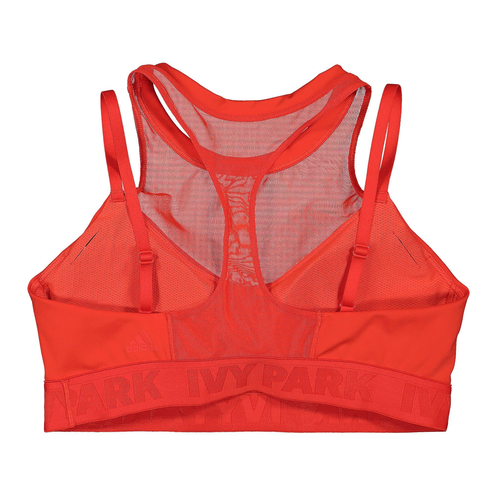 adidas Ivy Park x adidas High Neck Sheer Bra Red Underwear Material | Overkill