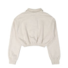 Reebok Wmns Classics French Terry Collared Sweatshirt Classic White Mel Sweatshirts Material | Overkill