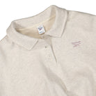 Reebok Wmns Classics French Terry Collared Sweatshirt Classic White Mel Sweatshirts Close-up | Overkill