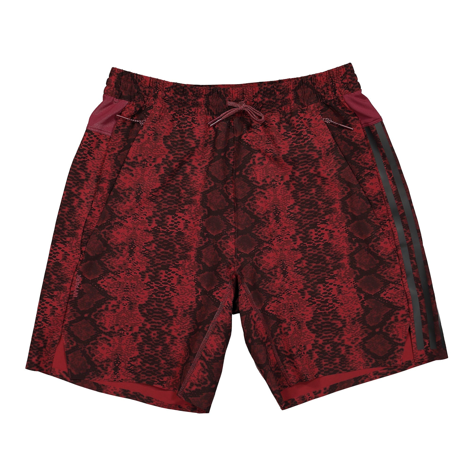 adidas Ivy Park x adidas Snake AOP Mens Short Cherry Wood / Black Shorts Material | Overkill