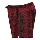 adidas Ivy Park x adidas Snake AOP Mens Short Cherry Wood / Black Shorts Close-up | Overkill