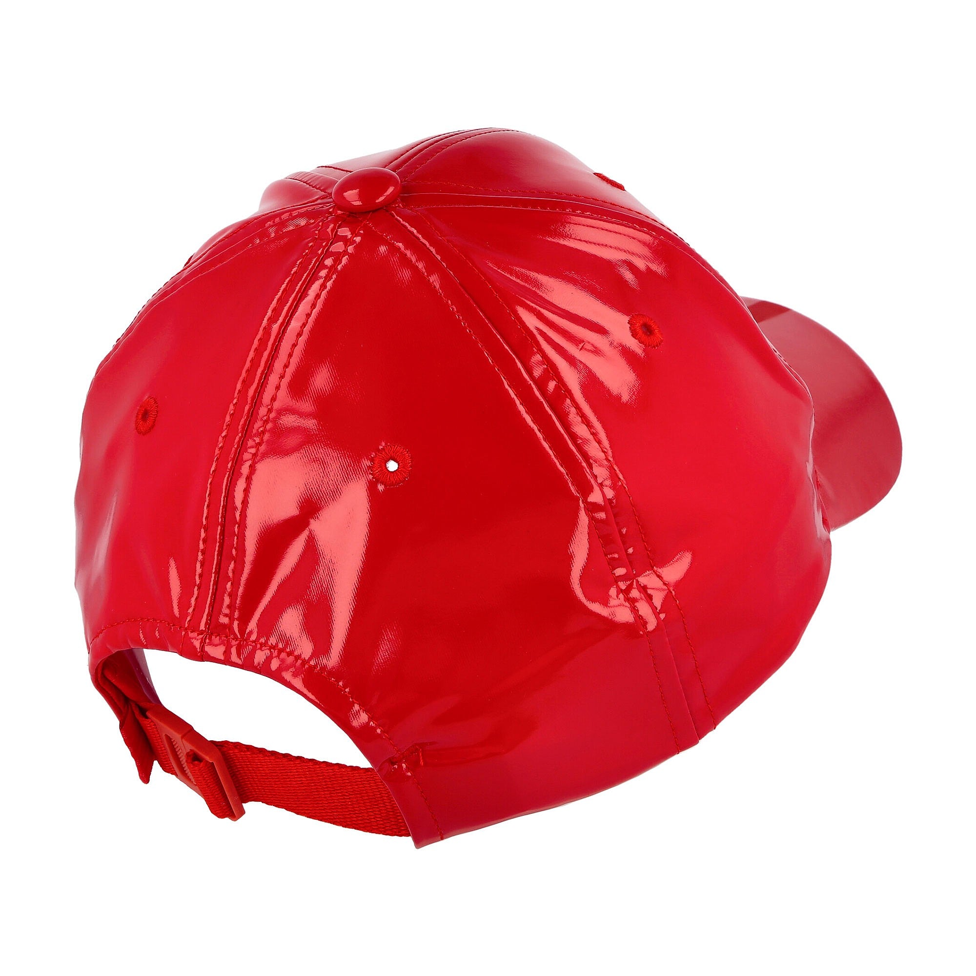 adidas Ivy Park x adidas Latex Baseball Cap Red Caps Detail view 1 | Overkill