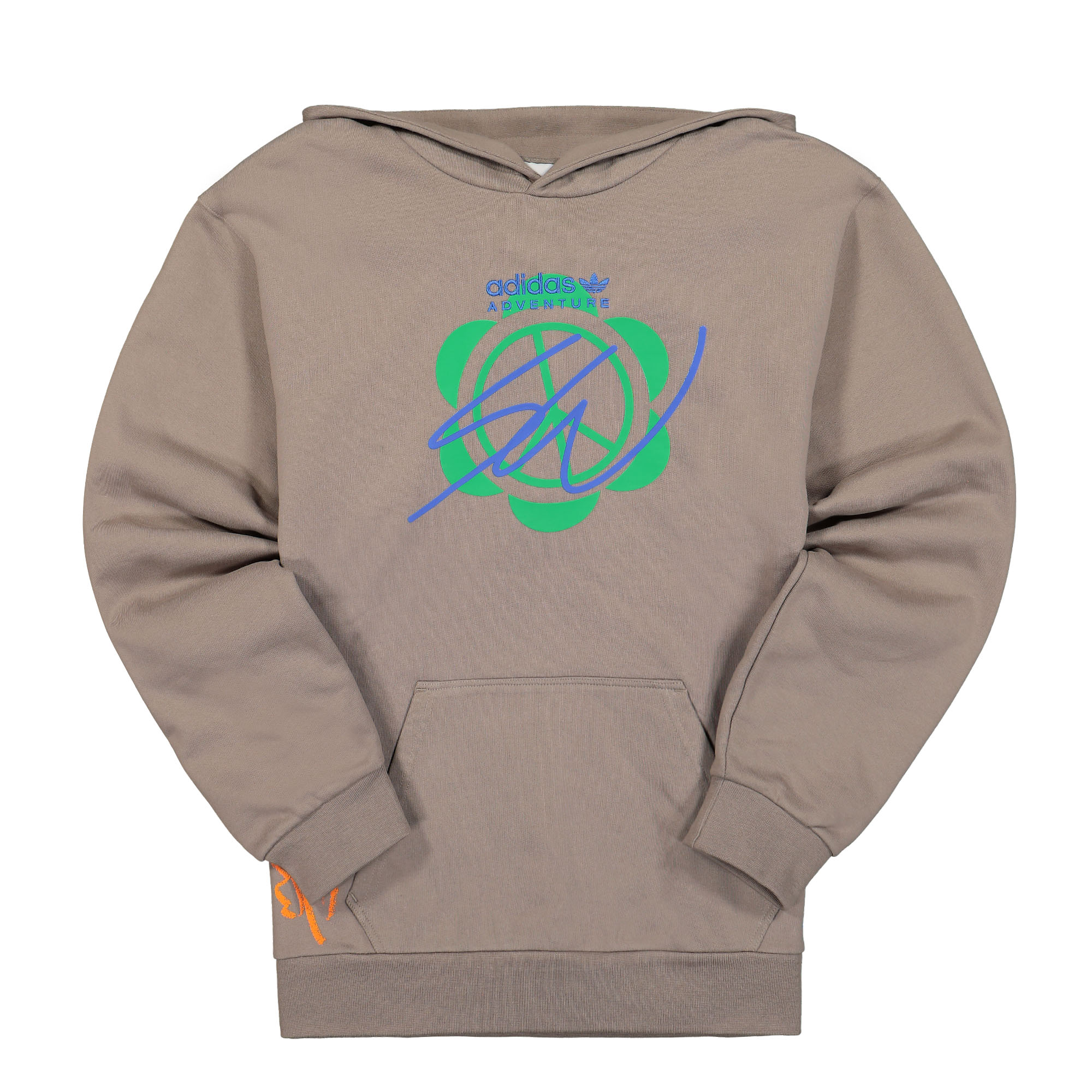 adidas Sean Wotherspoon x Atmos x adidas Superturf Hoodie Simple Brown Hoodies HI3302 | Overkill