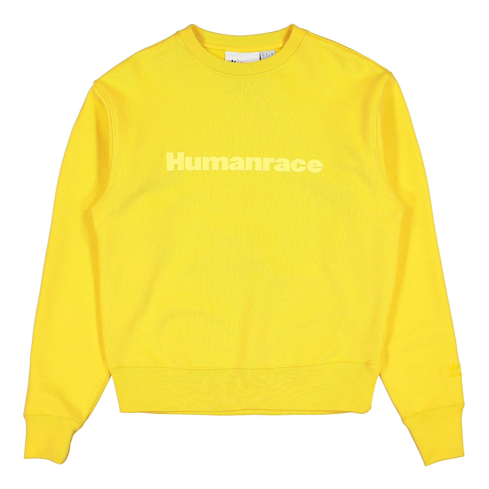adidas Pharrell Williams x adidas Basics Sweatshirt Bold Gold Sweatshirts HI5544 | Overkill