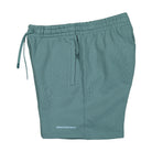 adidas Pharrell Williams x adidas Basics Short Hazy Emerald Shorts Close-up | Overkill