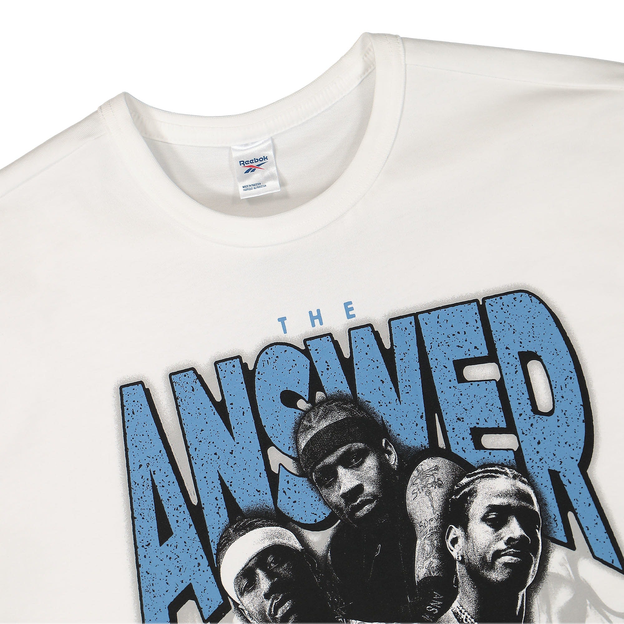 Reebok Basketball Iverson Trio Tee White T-Shirts Close-up | Overkill