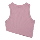 Reebok Wmns Classics Cropped Ribbed Tanktop Infused Lilac Tops Material | Overkill