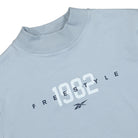Reebok Wmns Freestyle SS Crop Tee Gable Grey T-Shirts Close-up | Overkill