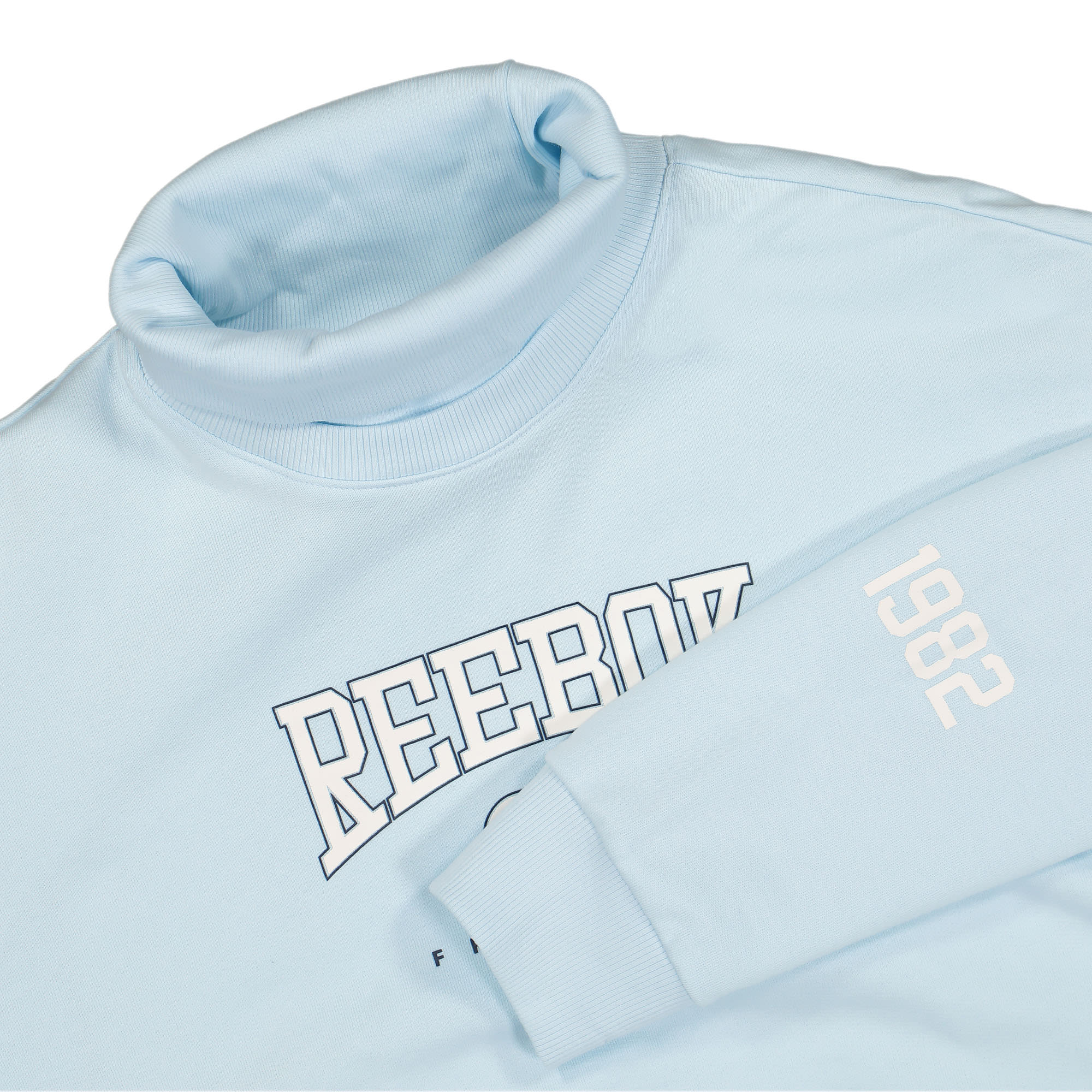 Reebok Wmns Freestyle Crew Sweatshirt Glass Blue Sweatshirts Close-up | Overkill