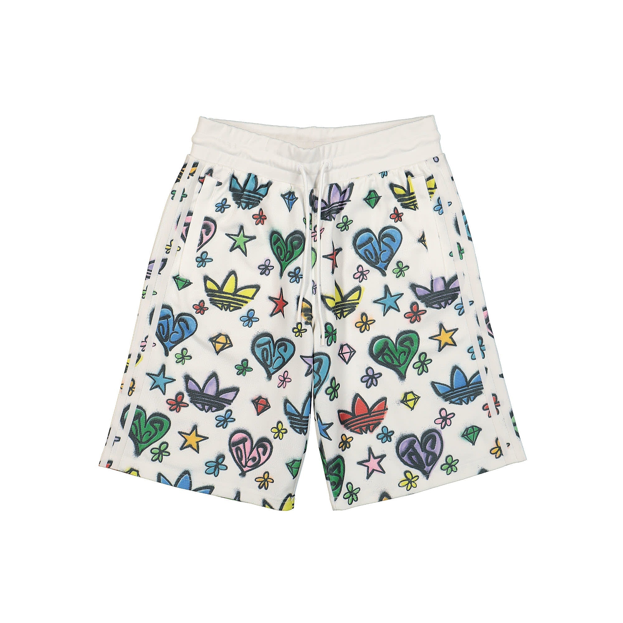 adidas Jeremy Scott x adidas Mono Short White Shorts HL6473 | Overkill