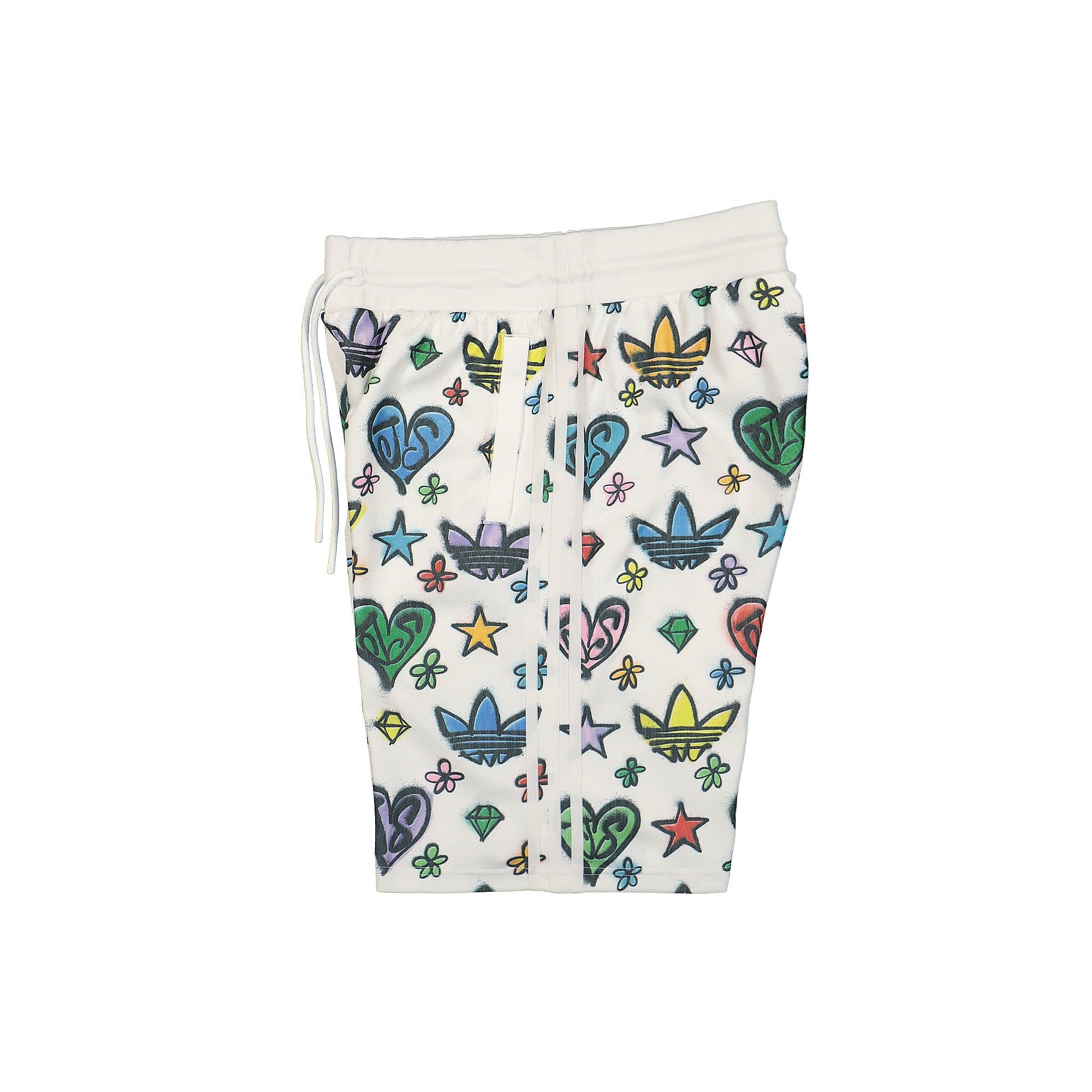 adidas Jeremy Scott x adidas Mono Short White Shorts Close-up | Overkill