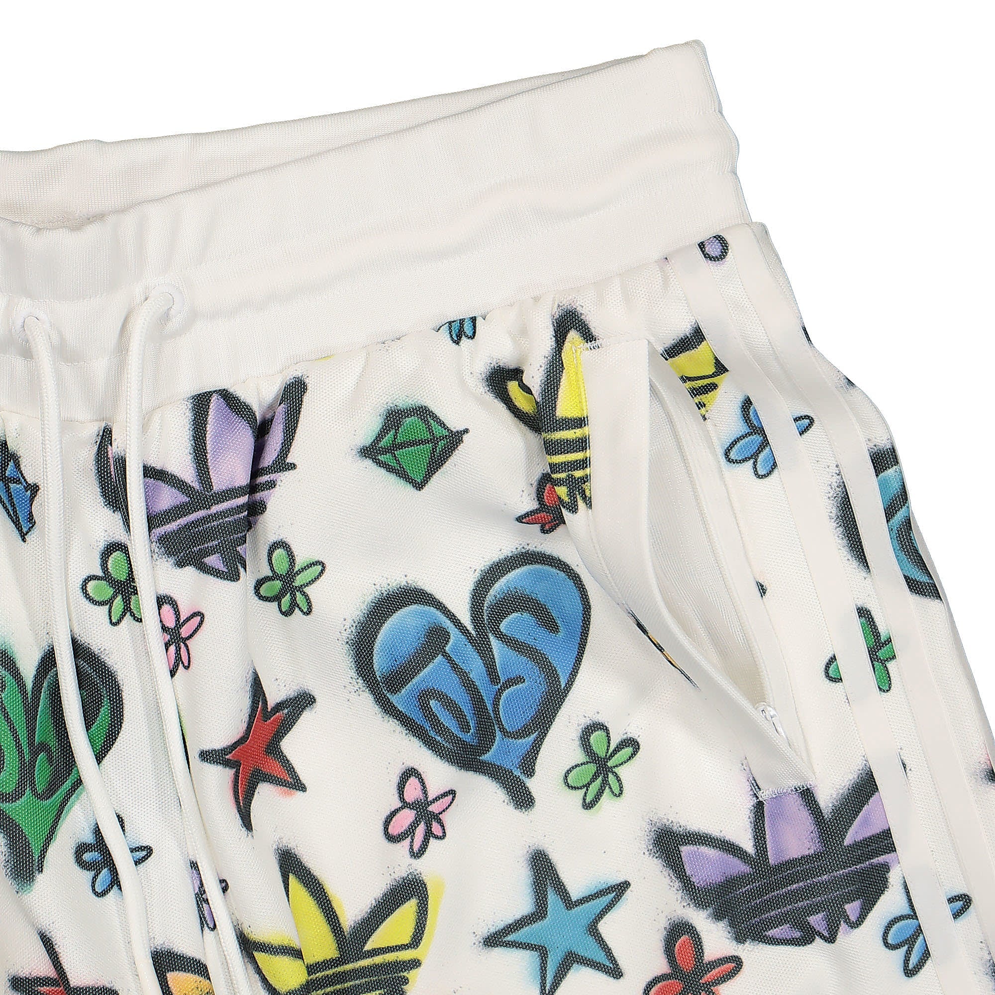 adidas Jeremy Scott x adidas Mono Short White Shorts Detailfoto | Overkill