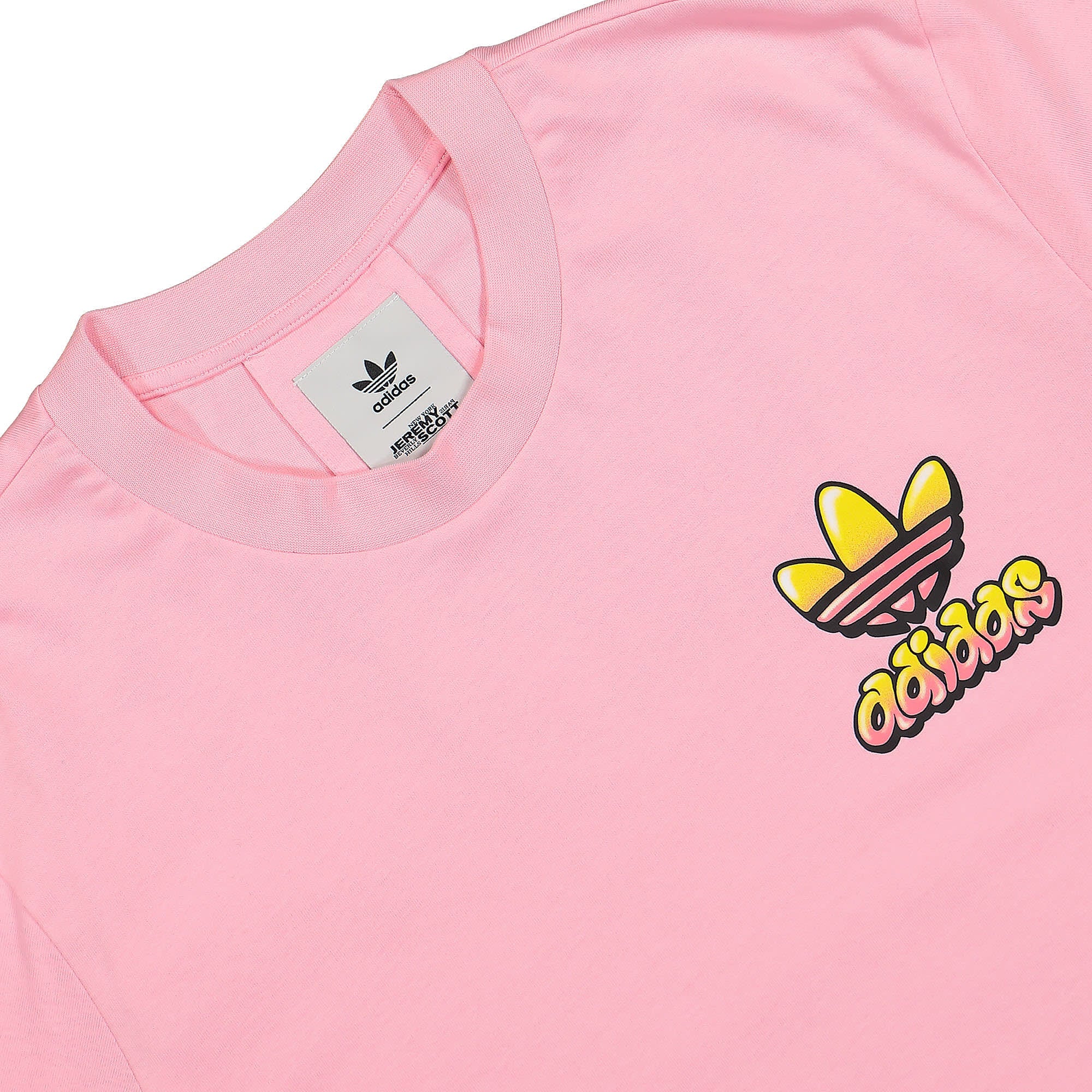 adidas Jeremy Scott x adidas Tee Light Pink T-Shirts Material | Overkill