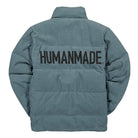Human Made cordury down jacket Blue Puffer Jackets Material | Overkill
