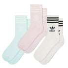 adidas Mid Cut Crew Socks Almost Pink / White / Halo Mint Socks HM4197 | Overkill