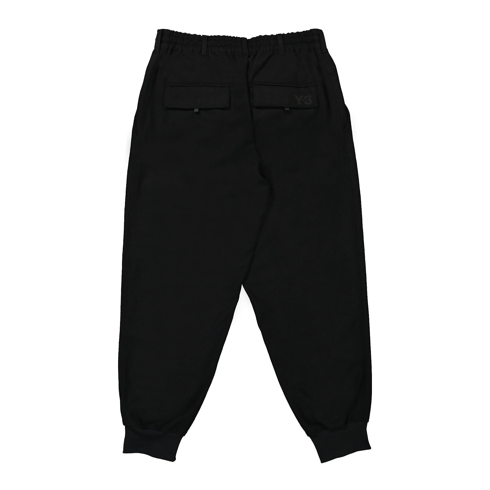 Y-3 CL Wool Flannel Cuf Pant Black Sweat & Track Pants Material | Overkill