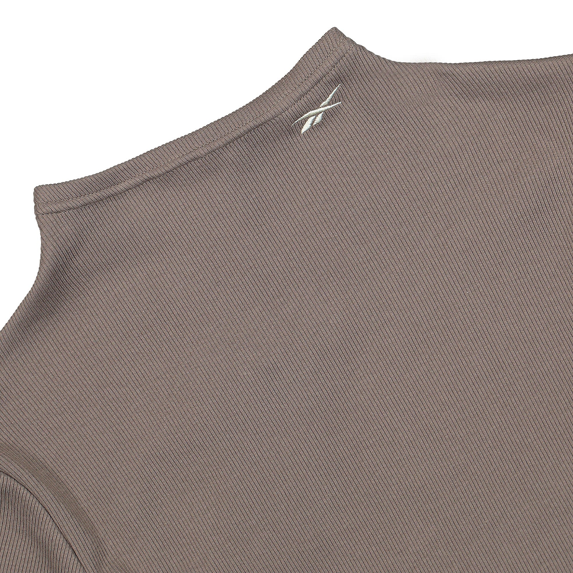 Reebok Wmns Rib Tight Shirt TRKGRY Shirts Close-up | Overkill