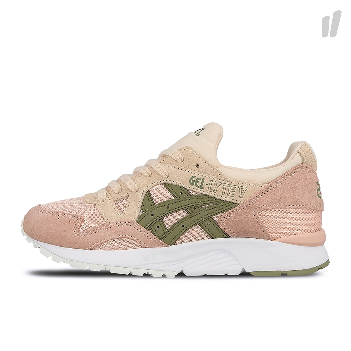 Asics wmns gel lyte v Evening Sand / Aloe Sneakers HN7W7 1708 | Overkill