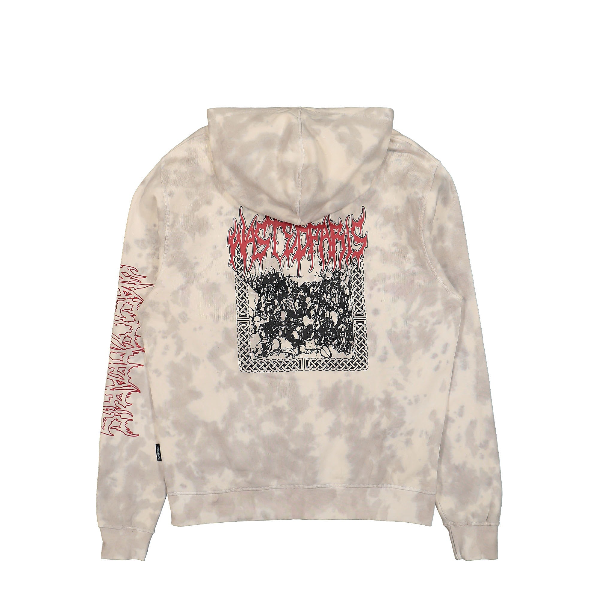 Wasted Paris Bleach Field Hoodie Sand / Grey Hoodies Close-up | Overkill