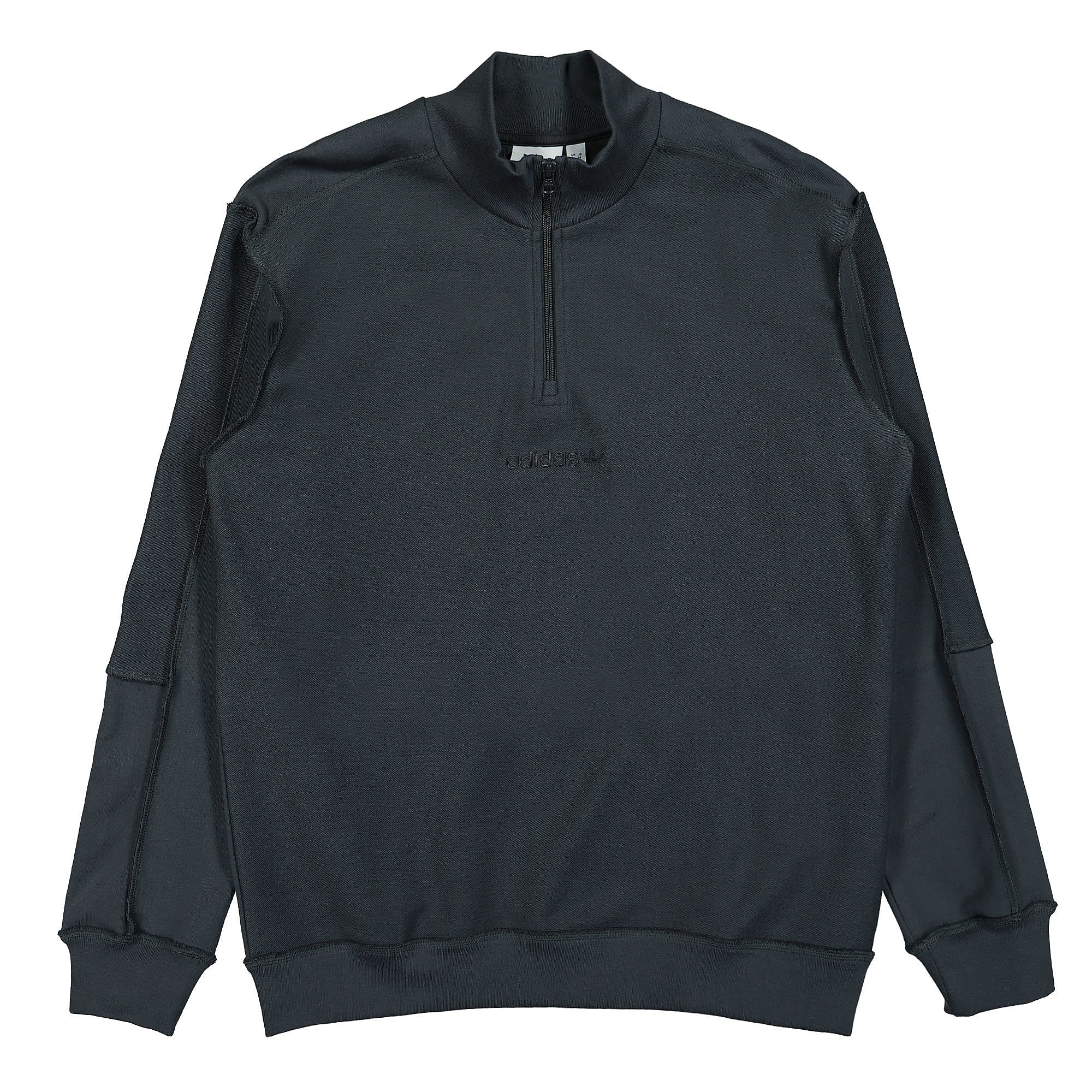 adidas Loopback Quarter Zip Carbon Sweatshirts HP0417 | Overkill