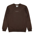 adidas Loopback Crew Sweatshirt Brown Sweatshirts HP0437 | Overkill
