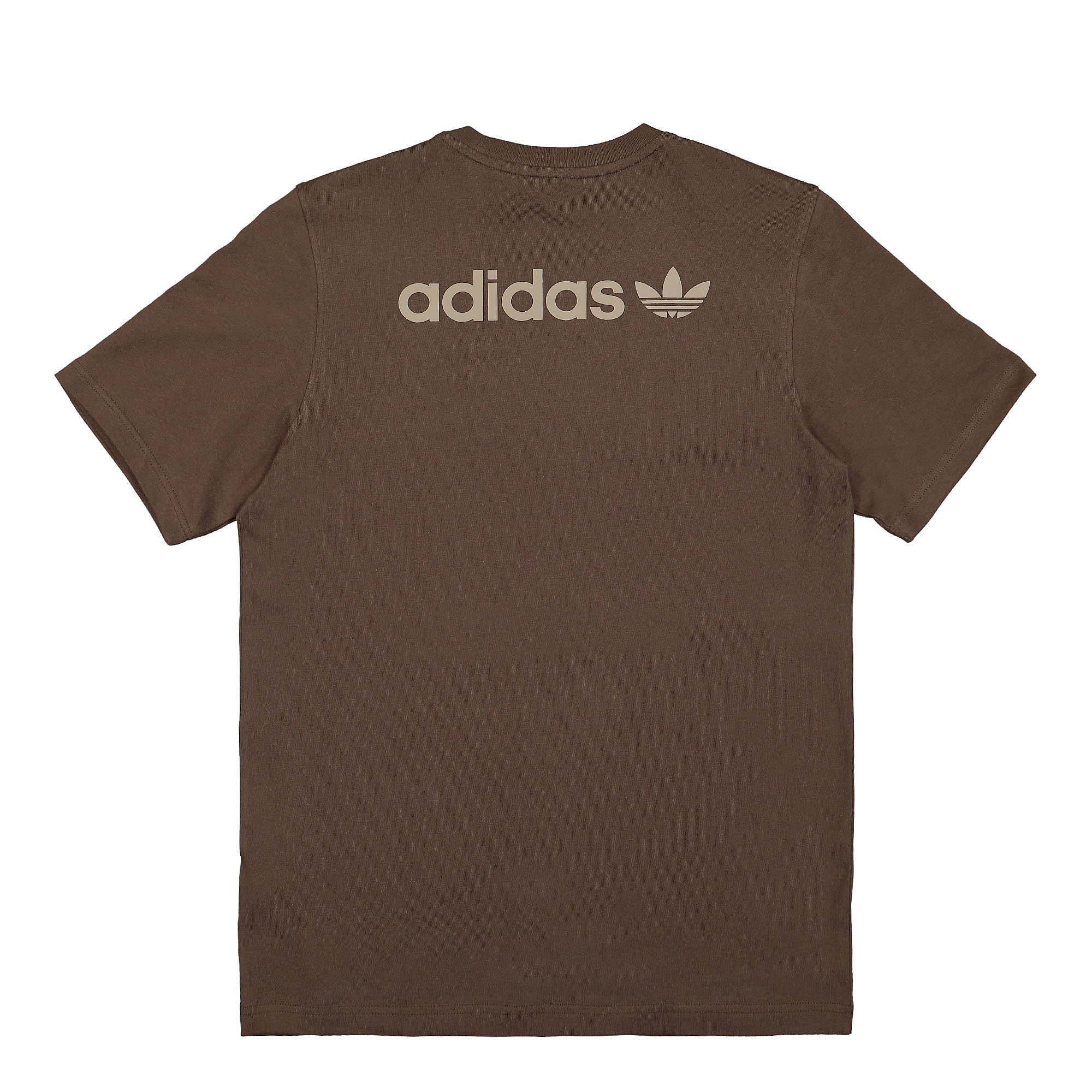 adidas Logo Tee Brown T-Shirts Close-up | Overkill