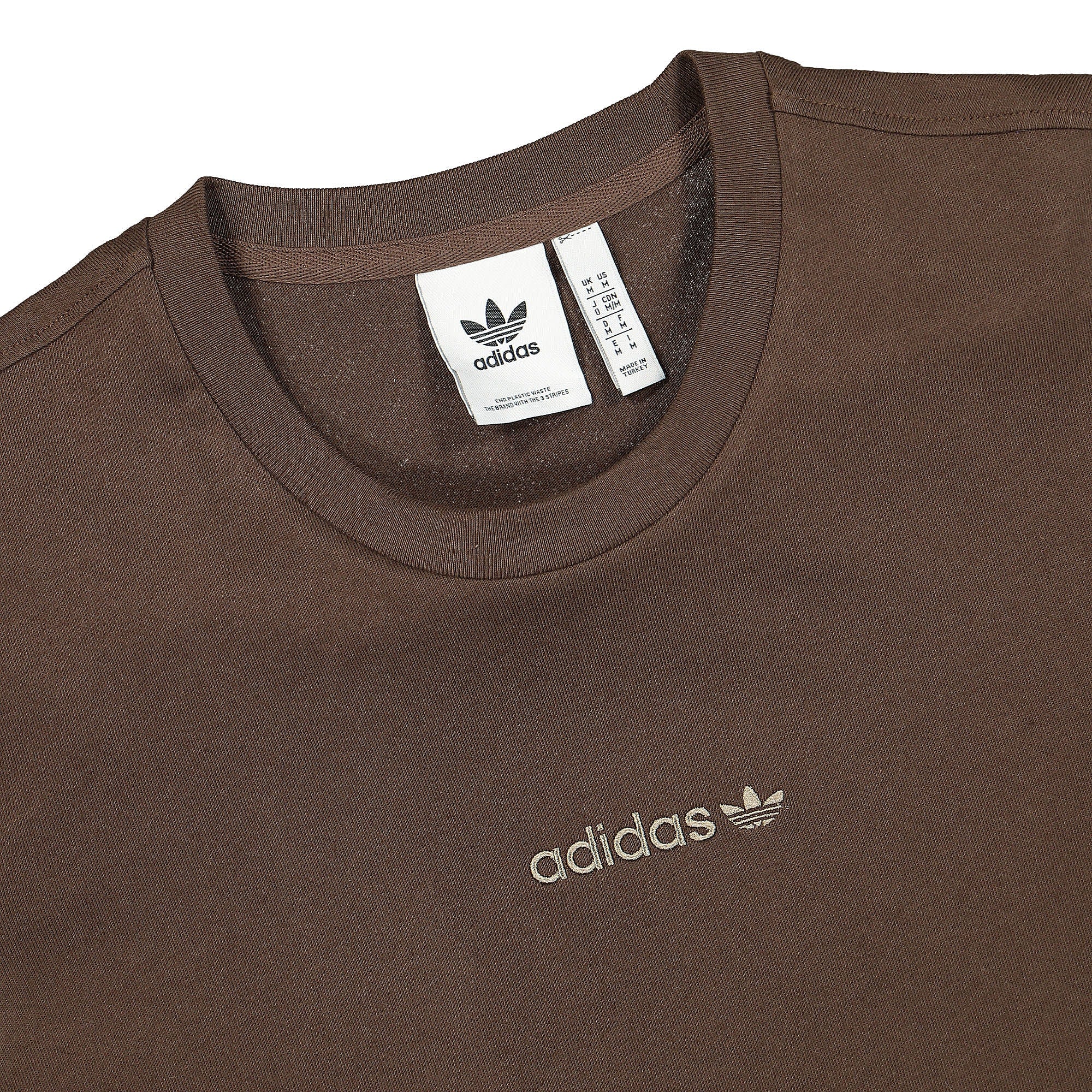 adidas Logo Tee Brown T-Shirts Material | Overkill