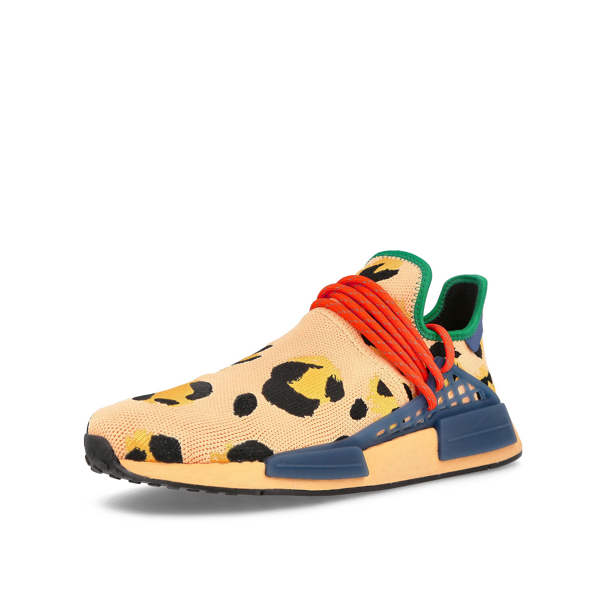 adidas Pharrell Williams x adidas HU NMD Pulamb / Bogold / Core Black Sneakers  Close Up | Overkill